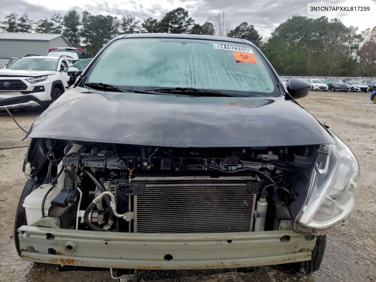 3N1CN7APXKL817259 2019 Nissan Versa S