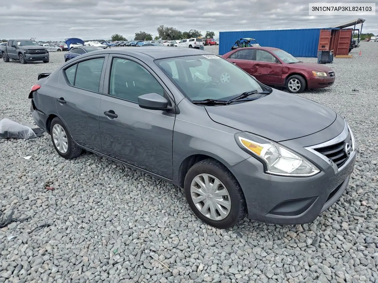 3N1CN7AP3KL824103 2019 Nissan Versa S