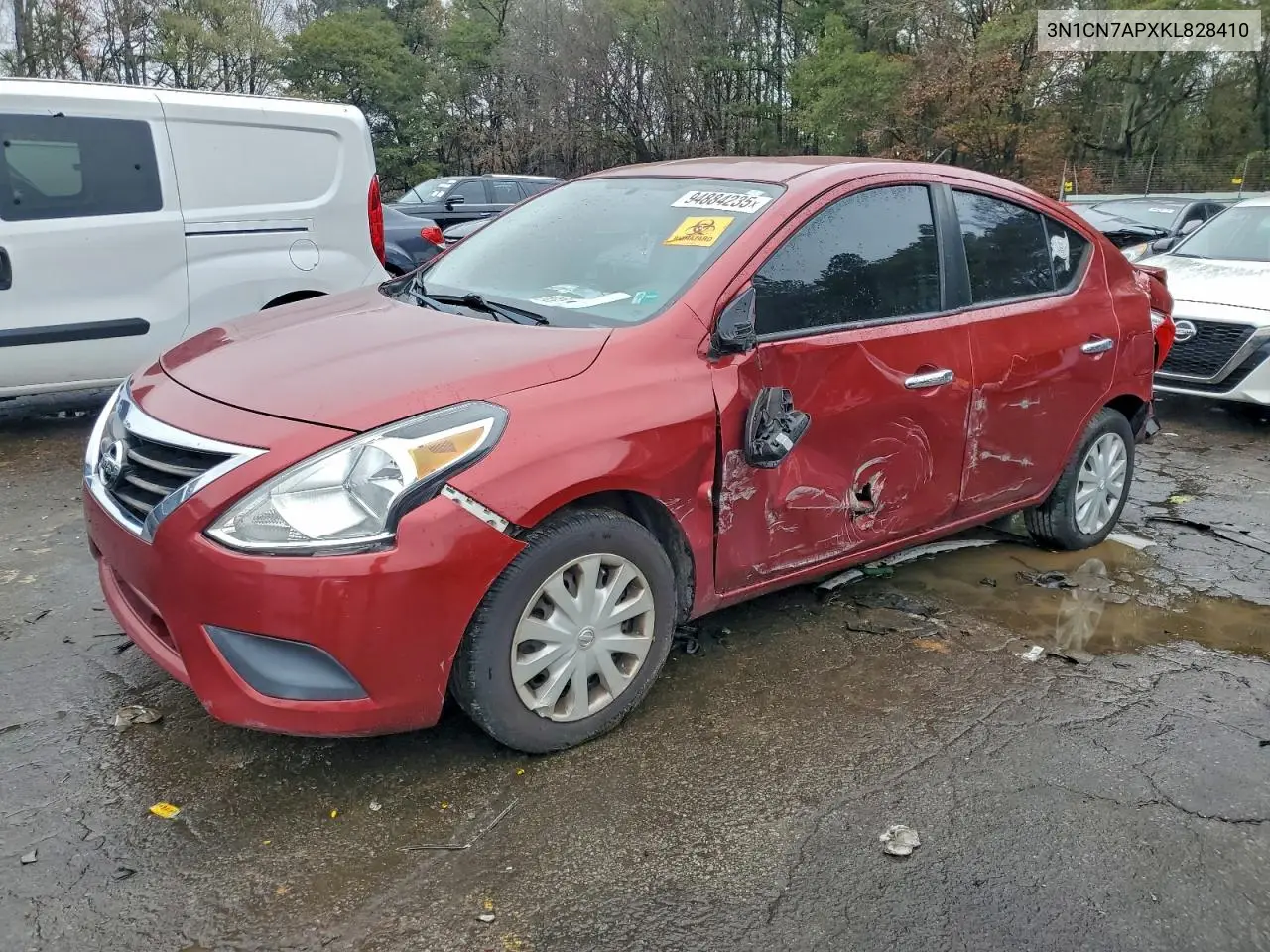 3N1CN7APXKL828410 2019 Nissan Versa S