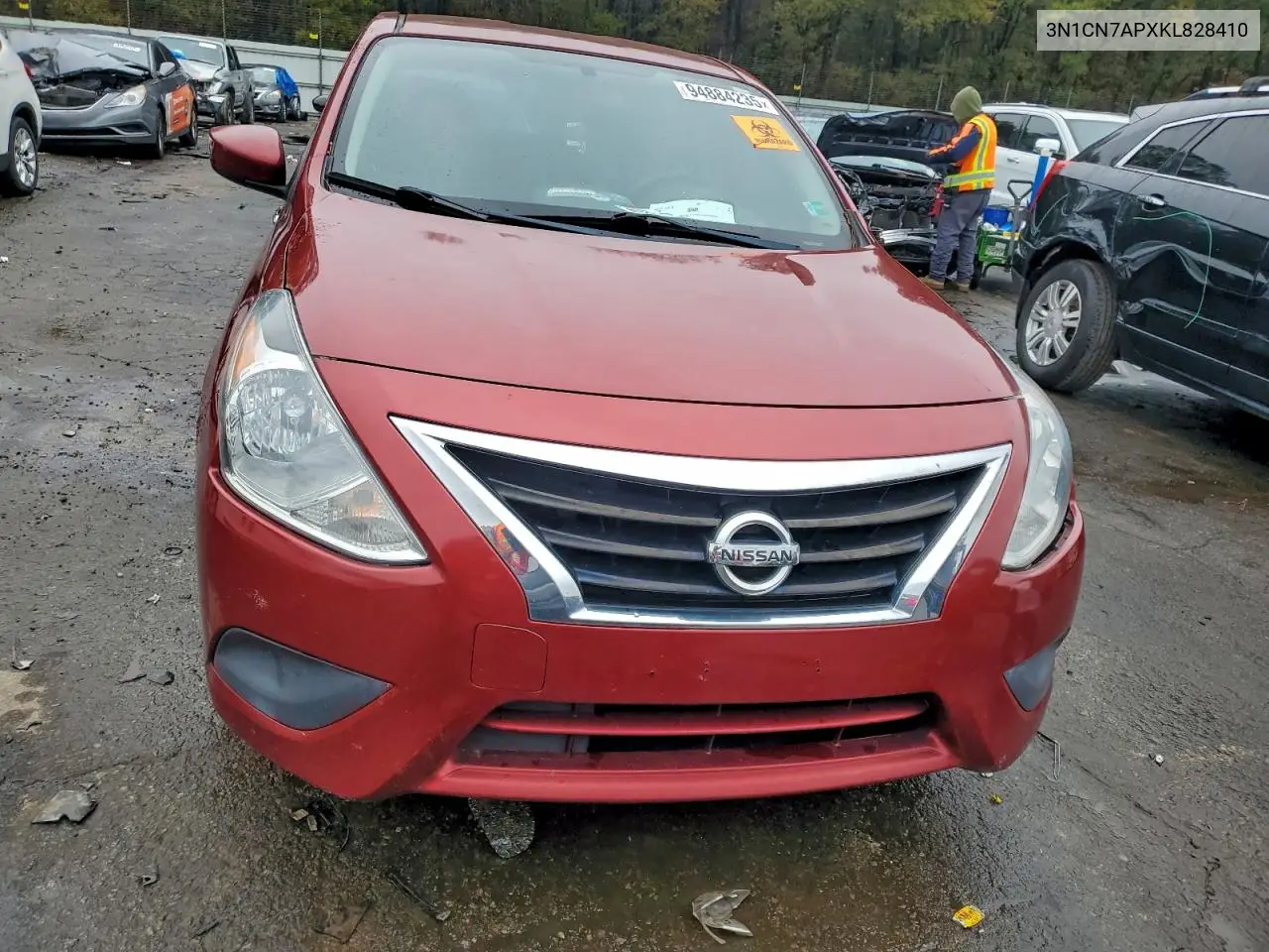 3N1CN7APXKL828410 2019 Nissan Versa S