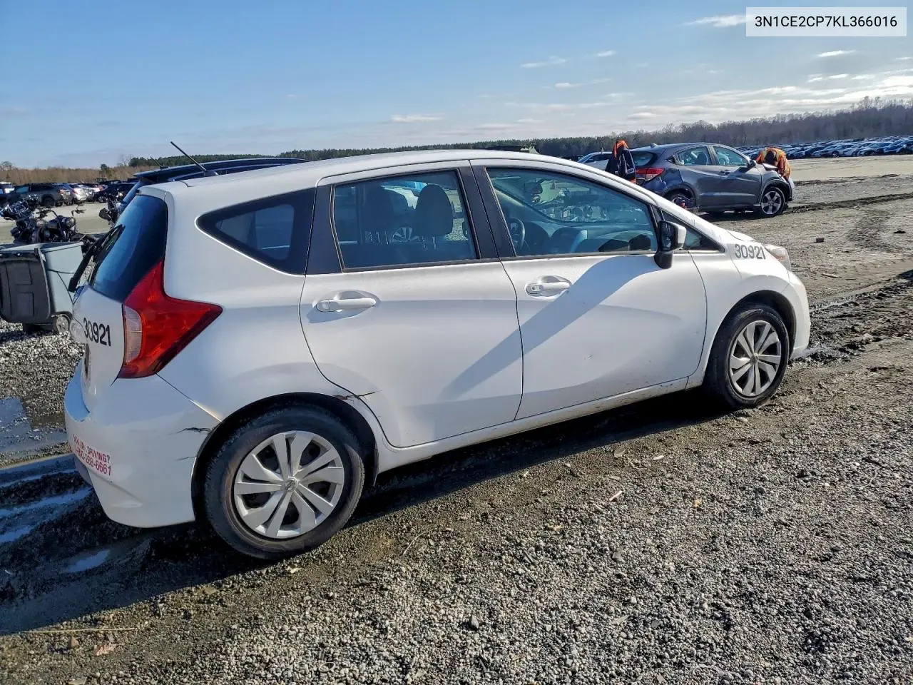 3N1CE2CP7KL366016 2019 Nissan Versa Note S