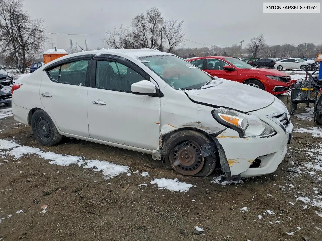 3N1CN7AP8KL879162 2019 Nissan Versa S