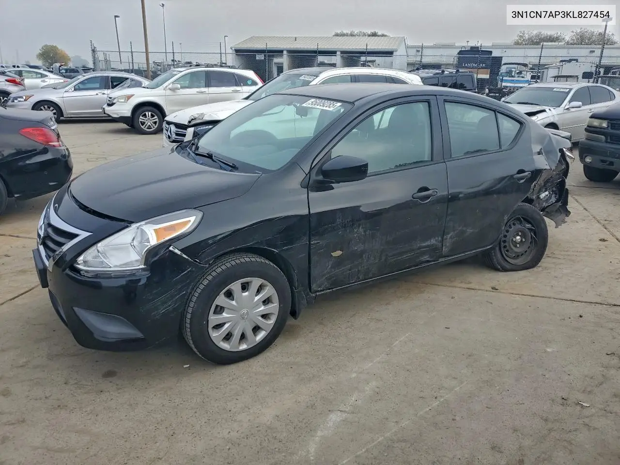 3N1CN7AP3KL827454 2019 Nissan Versa S