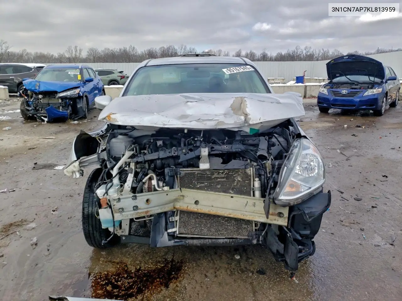 3N1CN7AP7KL813959 2019 Nissan Versa S
