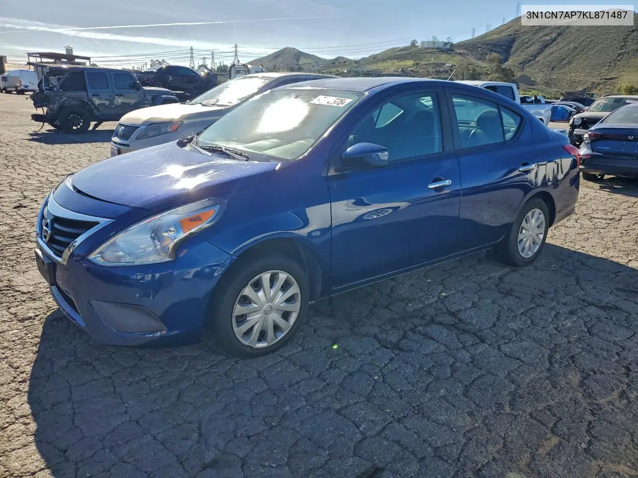 3N1CN7AP7KL871487 2019 Nissan Versa S