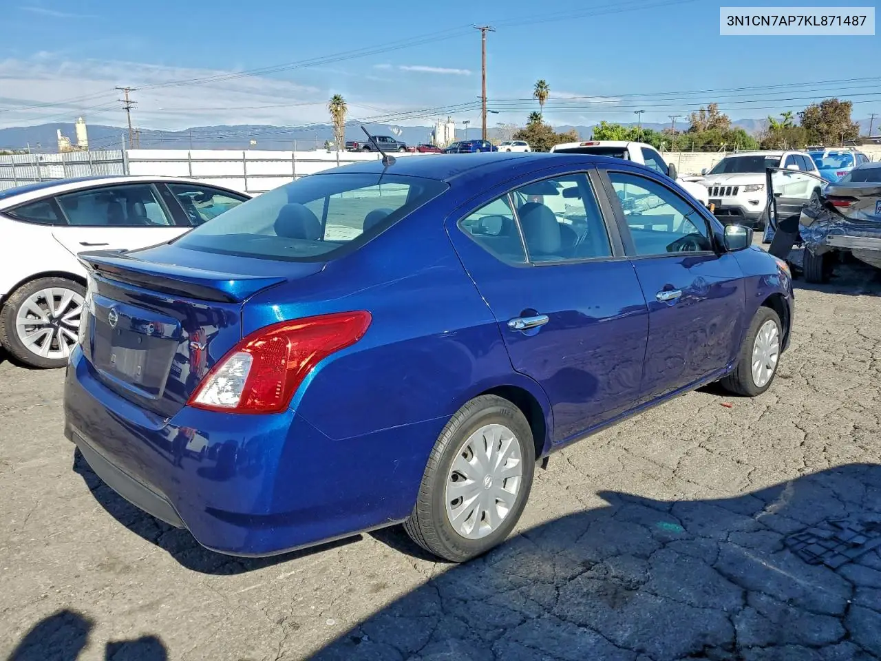 3N1CN7AP7KL871487 2019 Nissan Versa S
