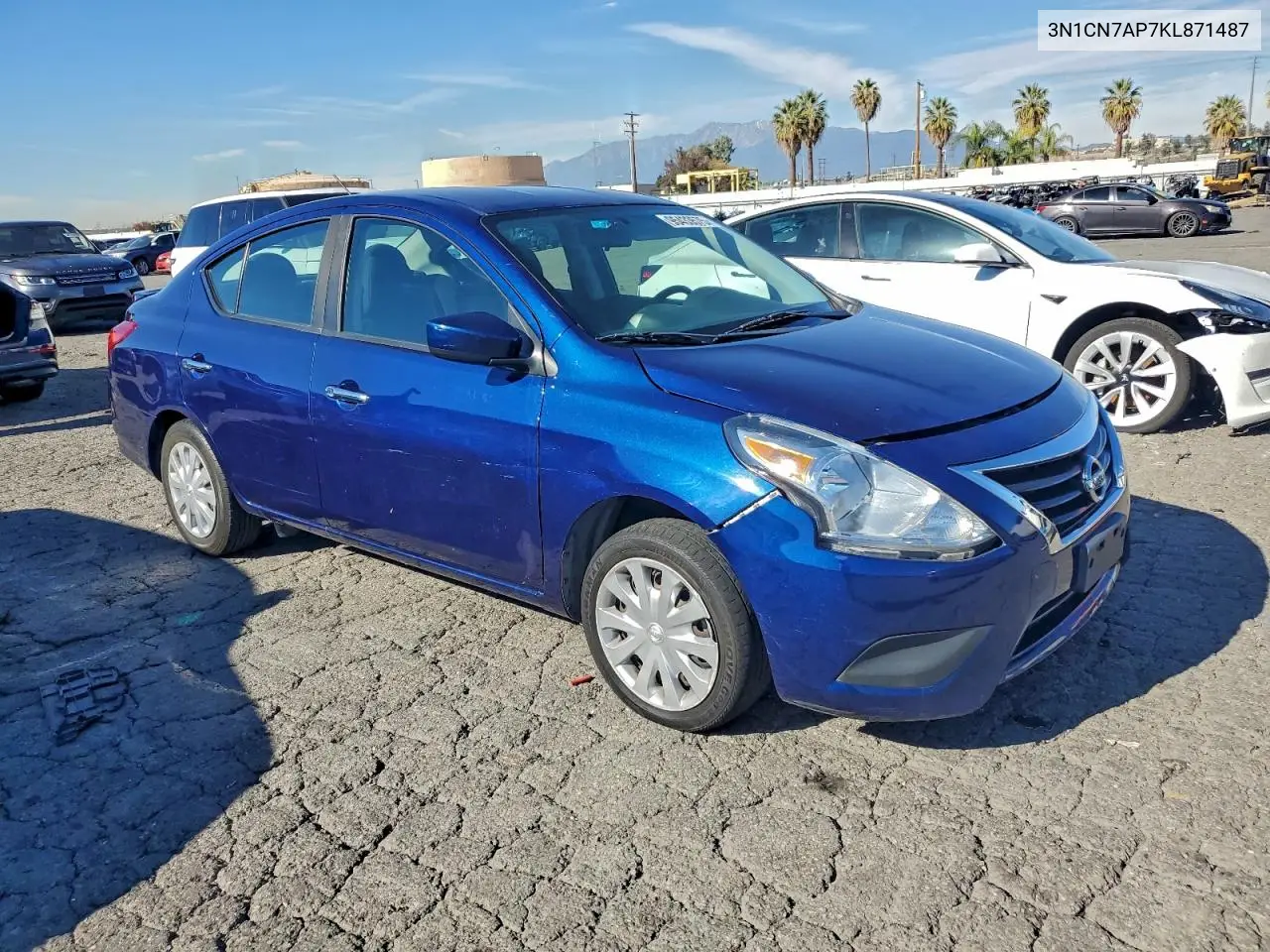 3N1CN7AP7KL871487 2019 Nissan Versa S