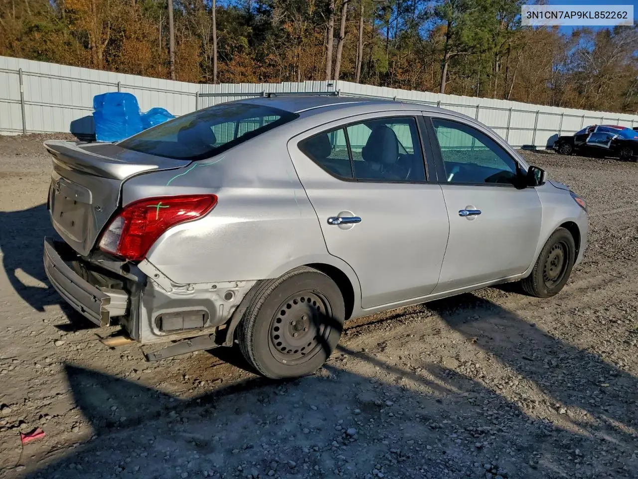 3N1CN7AP9KL852262 2019 Nissan Versa S