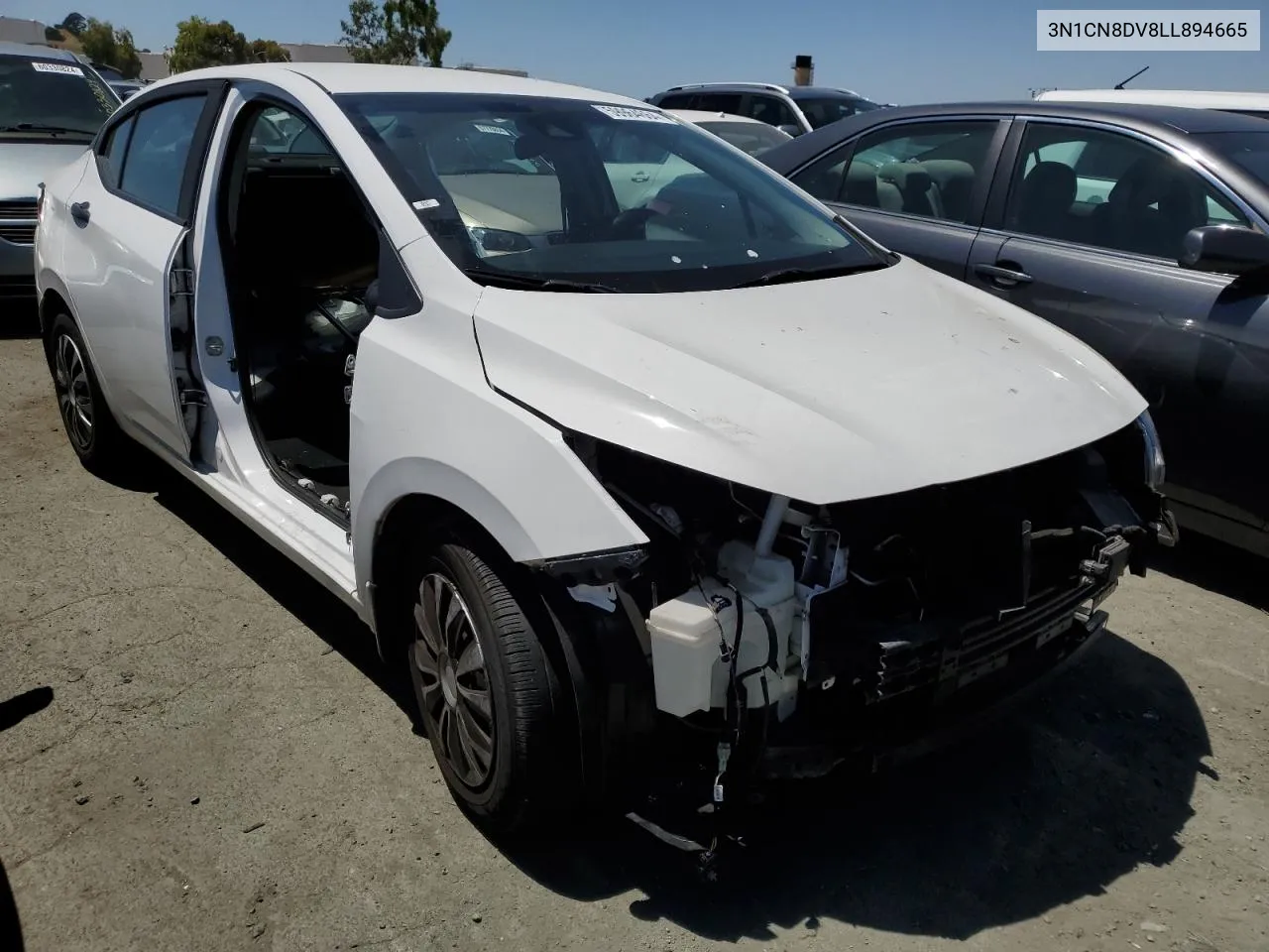 2020 Nissan Versa S VIN: 3N1CN8DV8LL894665 Lot: 59964664