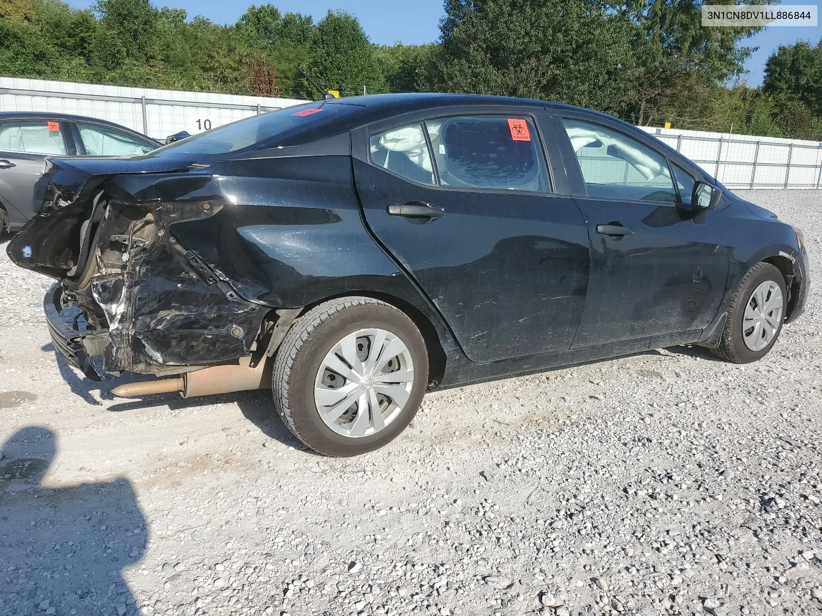 2020 Nissan Versa S VIN: 3N1CN8DV1LL886844 Lot: 68059944