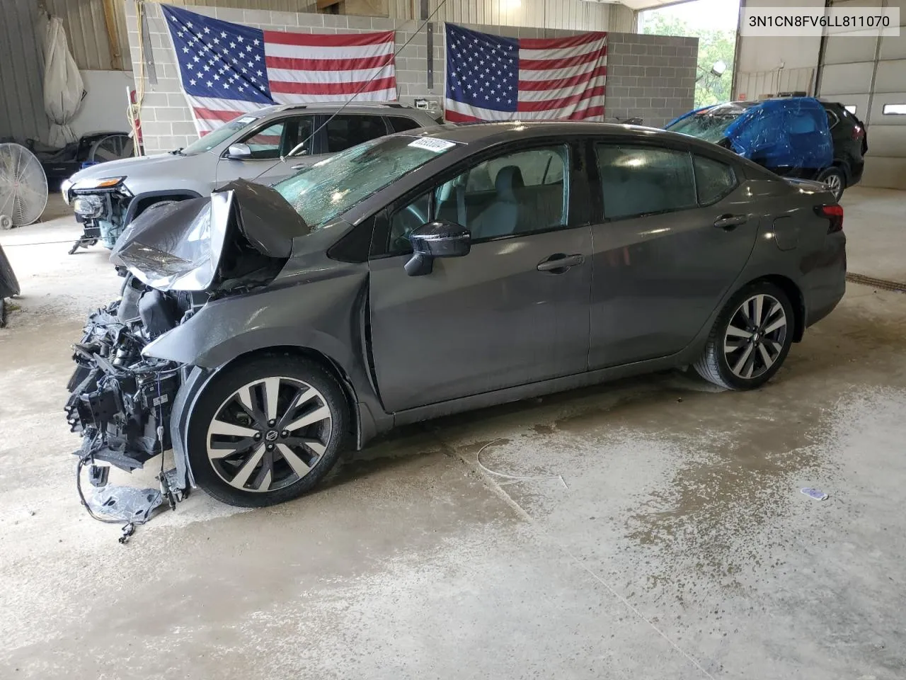 2020 Nissan Versa Sr VIN: 3N1CN8FV6LL811070 Lot: 68953004