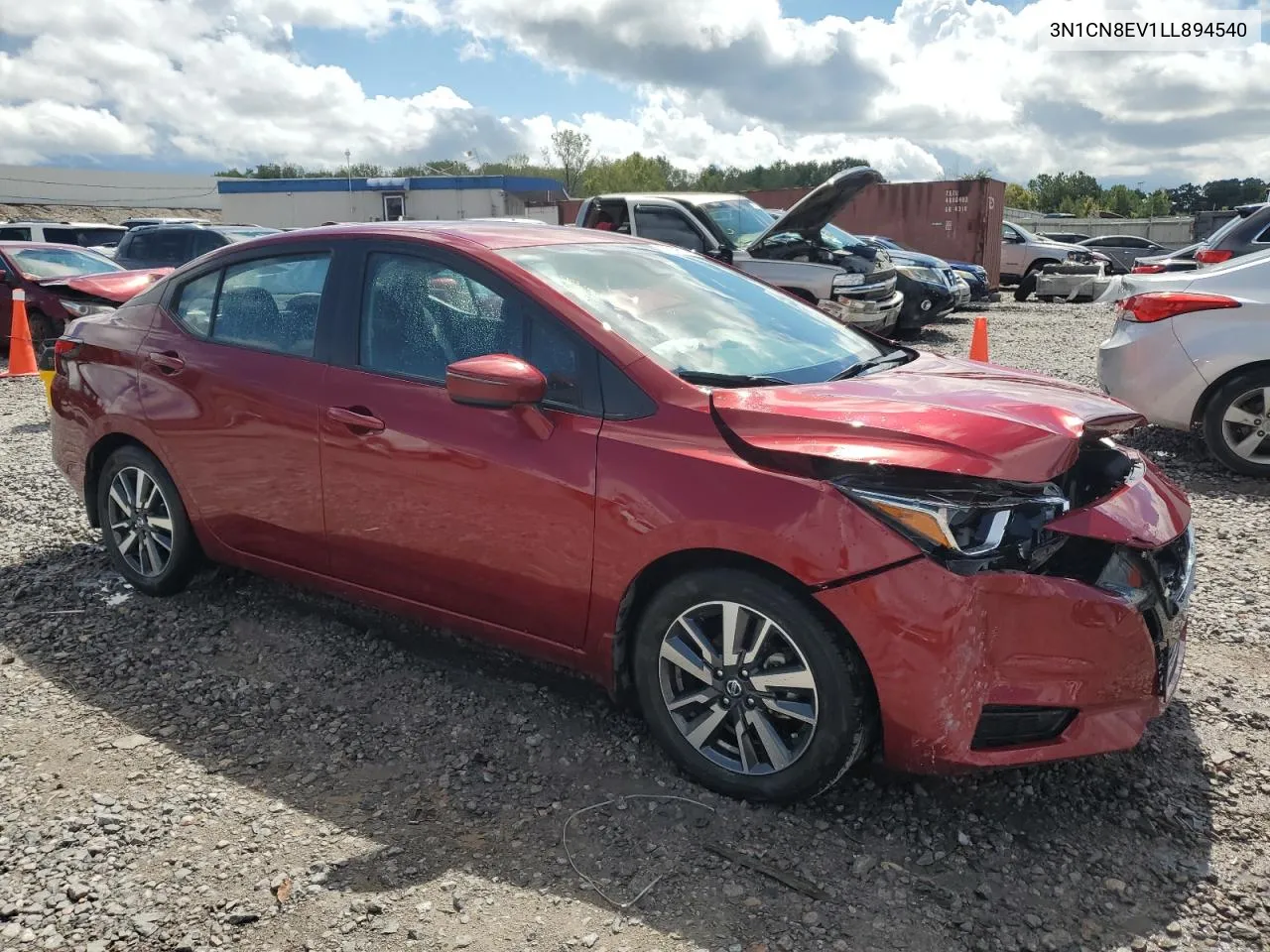 3N1CN8EV1LL894540 2020 Nissan Versa Sv