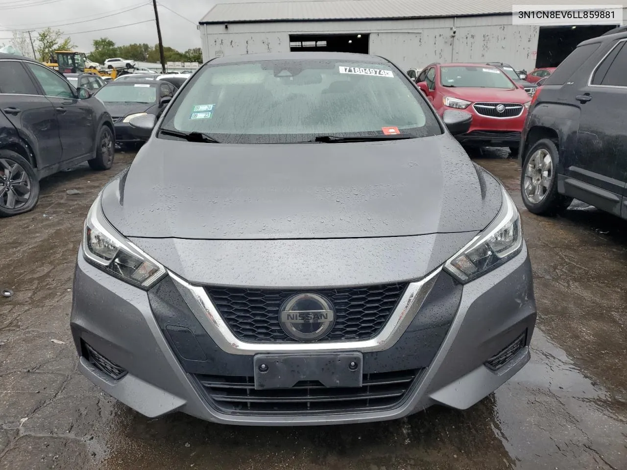 2020 Nissan Versa Sv VIN: 3N1CN8EV6LL859881 Lot: 71804974