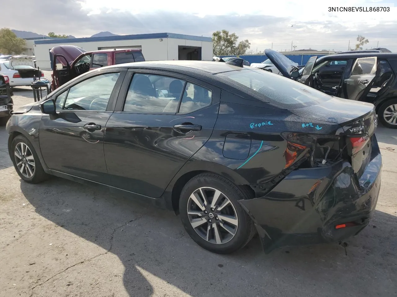 2020 Nissan Versa Sv VIN: 3N1CN8EV5LL868703 Lot: 72449054