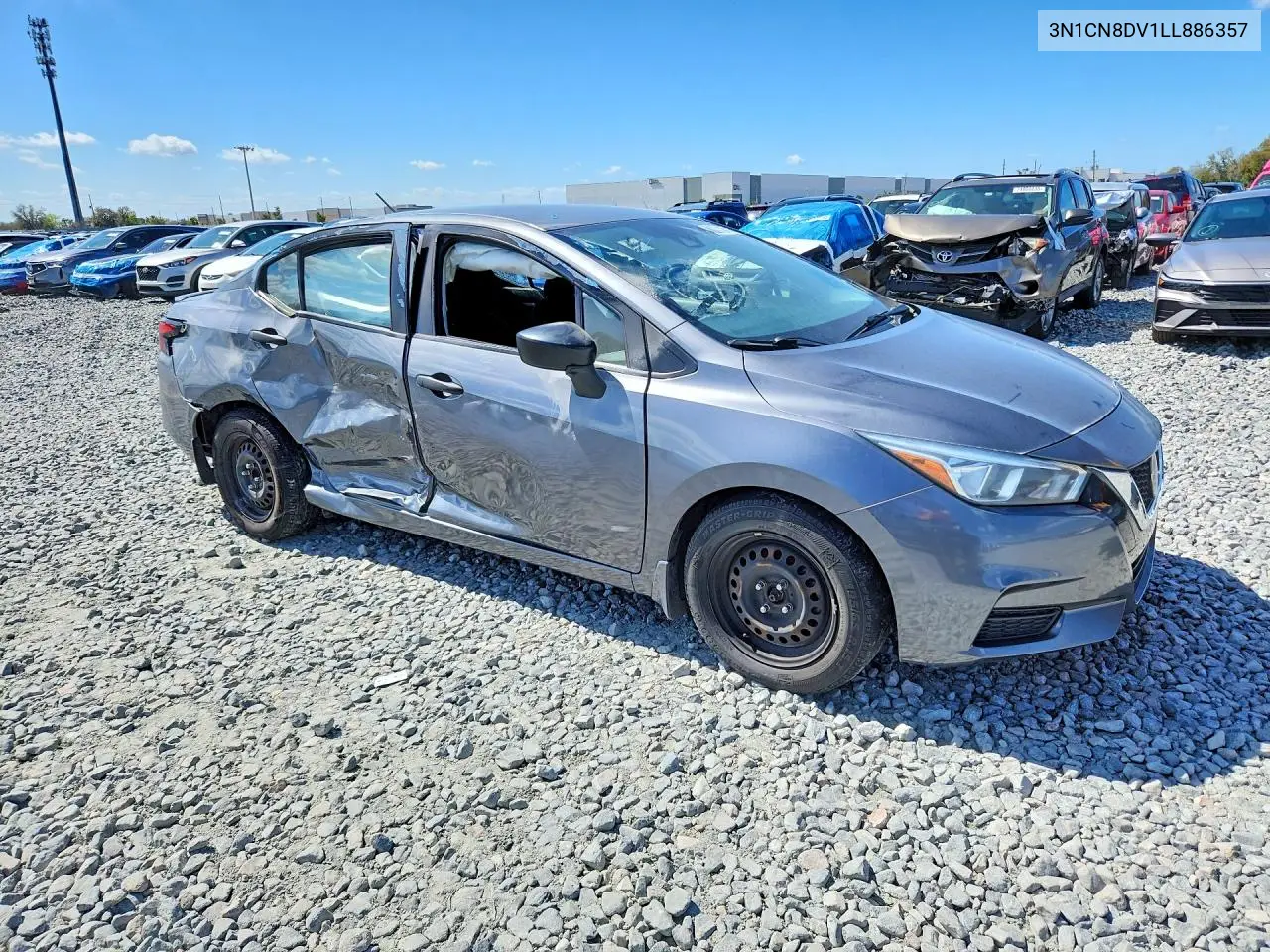 3N1CN8DV1LL886357 2020 Nissan Versa S