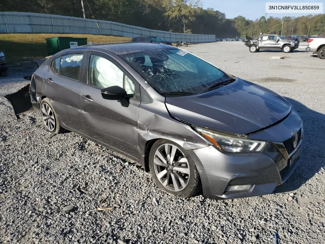 3N1CN8FV3LL850859 2020 Nissan Versa Sr