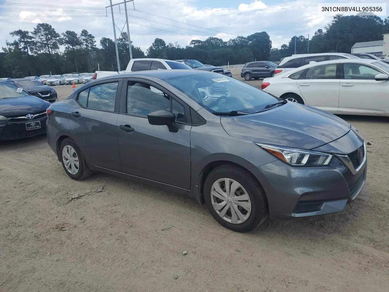 3N1CN8BV4LL905356 2020 Nissan Versa S