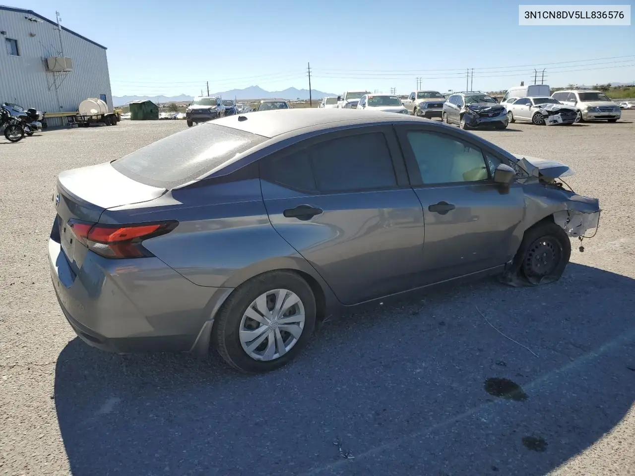 3N1CN8DV5LL836576 2020 Nissan Versa S