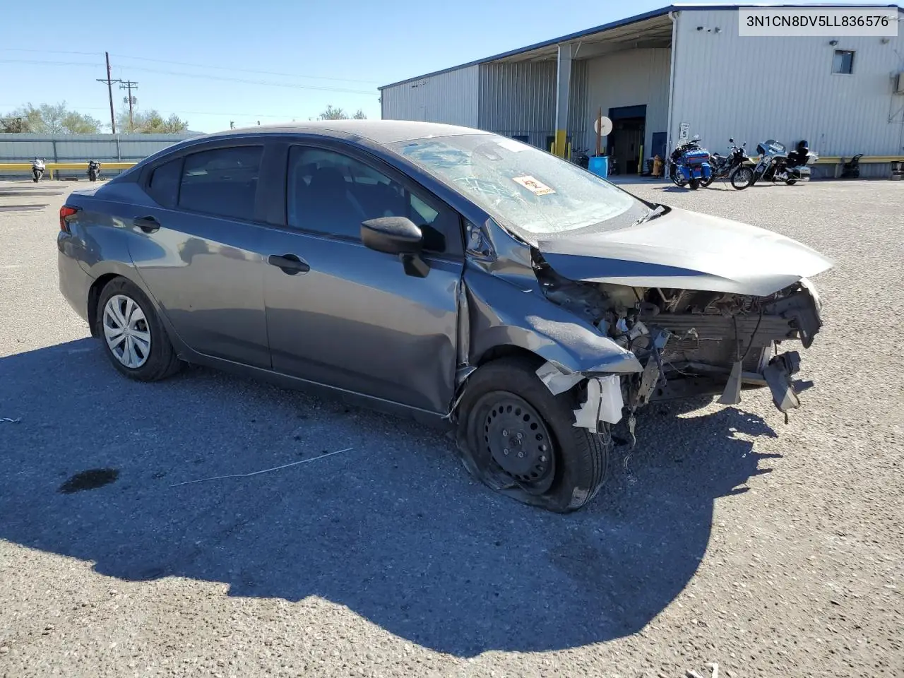 3N1CN8DV5LL836576 2020 Nissan Versa S