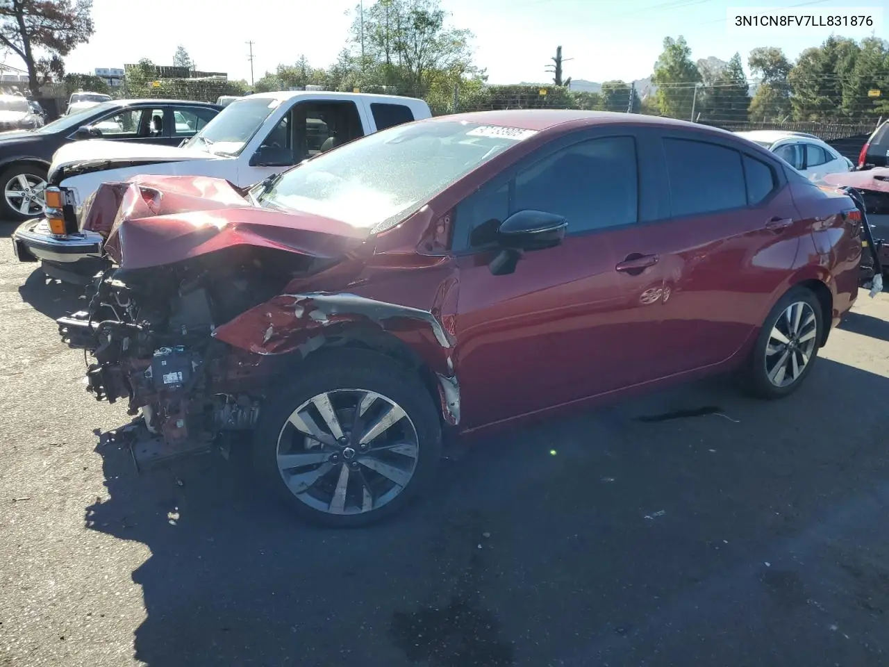 3N1CN8FV7LL831876 2020 Nissan Versa Sr
