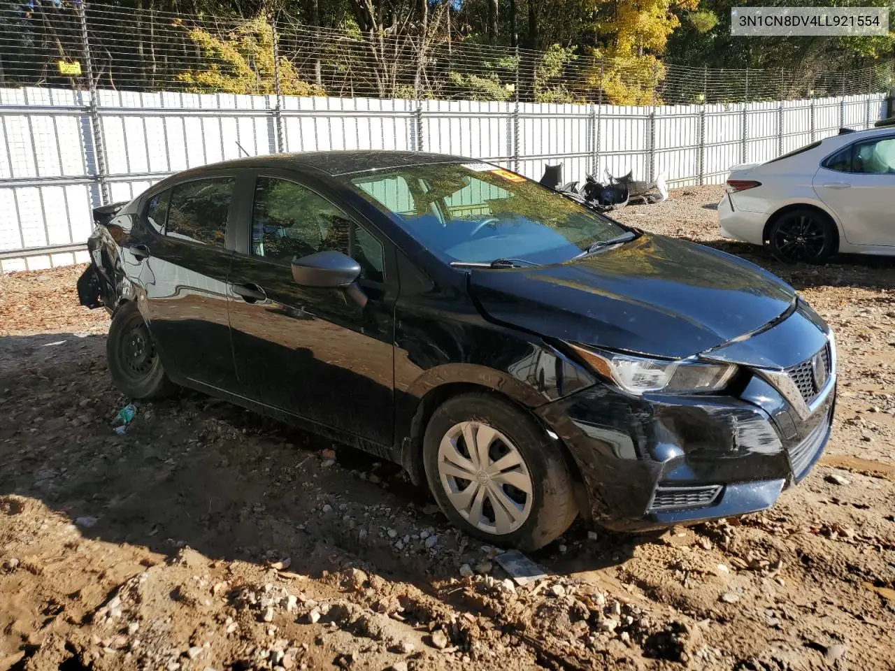 3N1CN8DV4LL921554 2020 Nissan Versa S