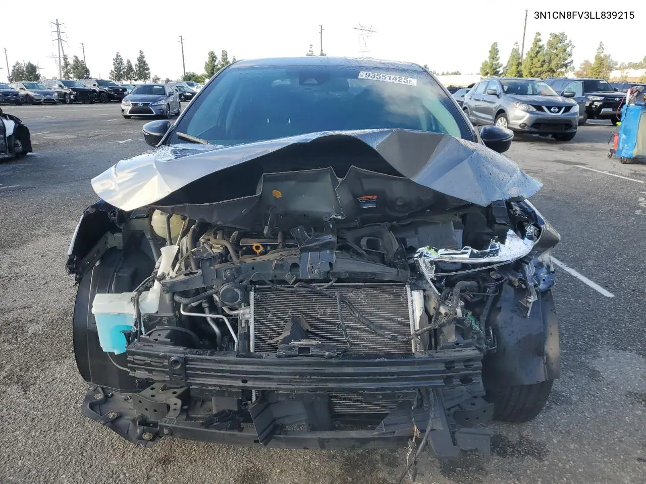 3N1CN8FV3LL839215 2020 Nissan Versa Sr