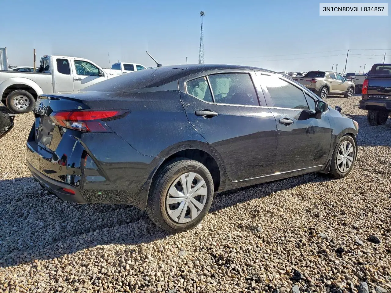 3N1CN8DV3LL834857 2020 Nissan Versa S