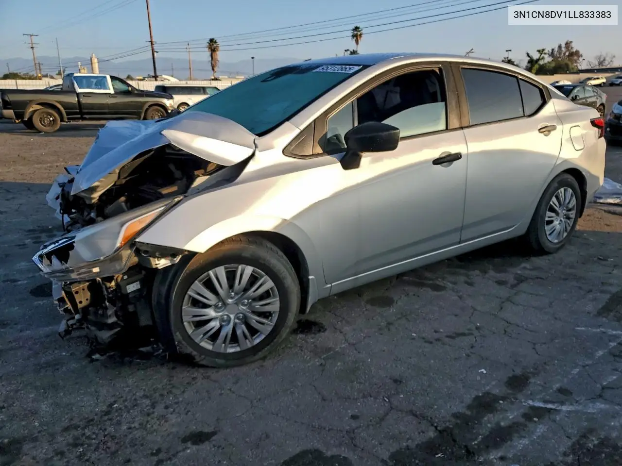 3N1CN8DV1LL833383 2020 Nissan Versa S