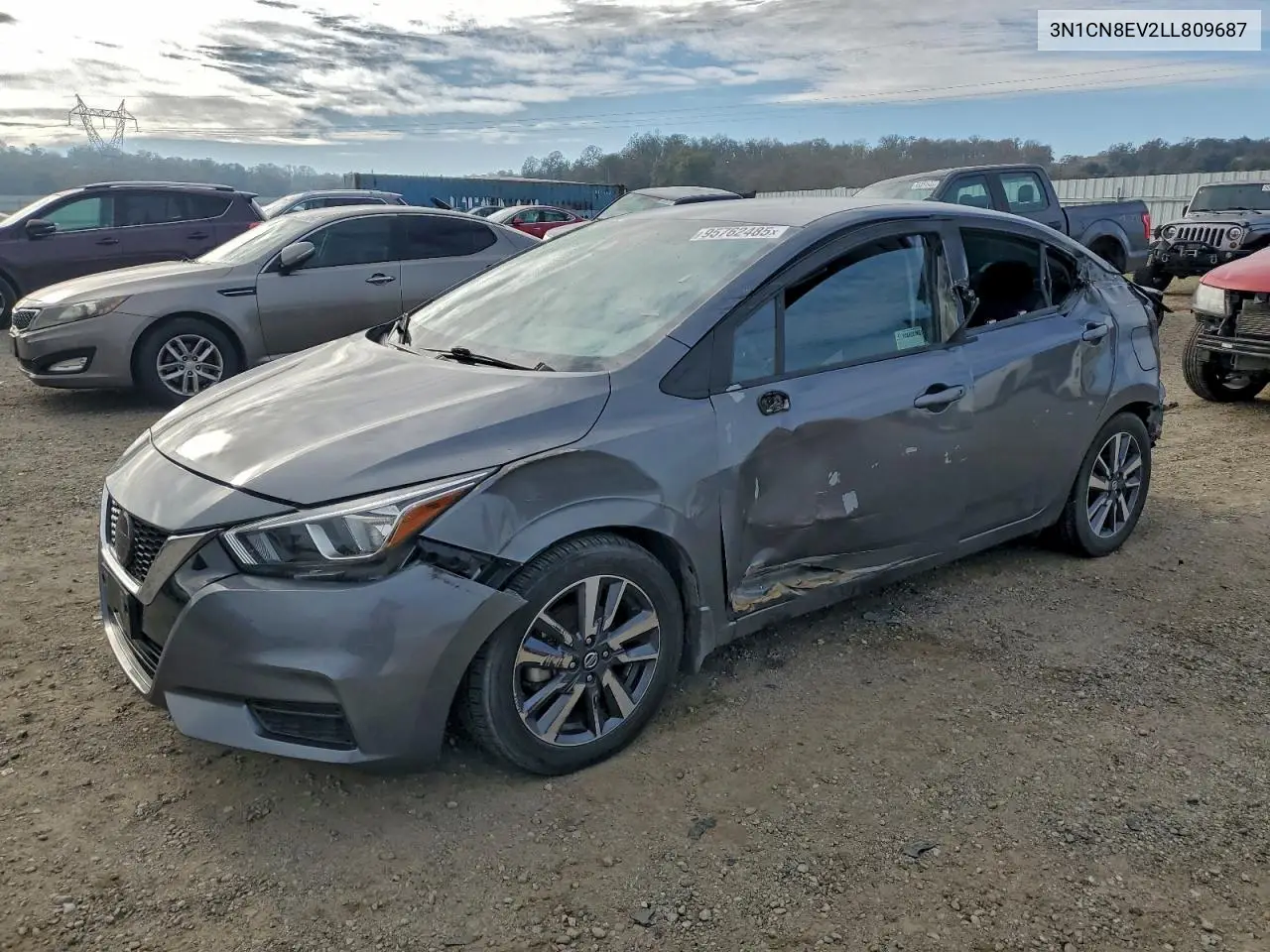 3N1CN8EV2LL809687 2020 Nissan Versa Sv