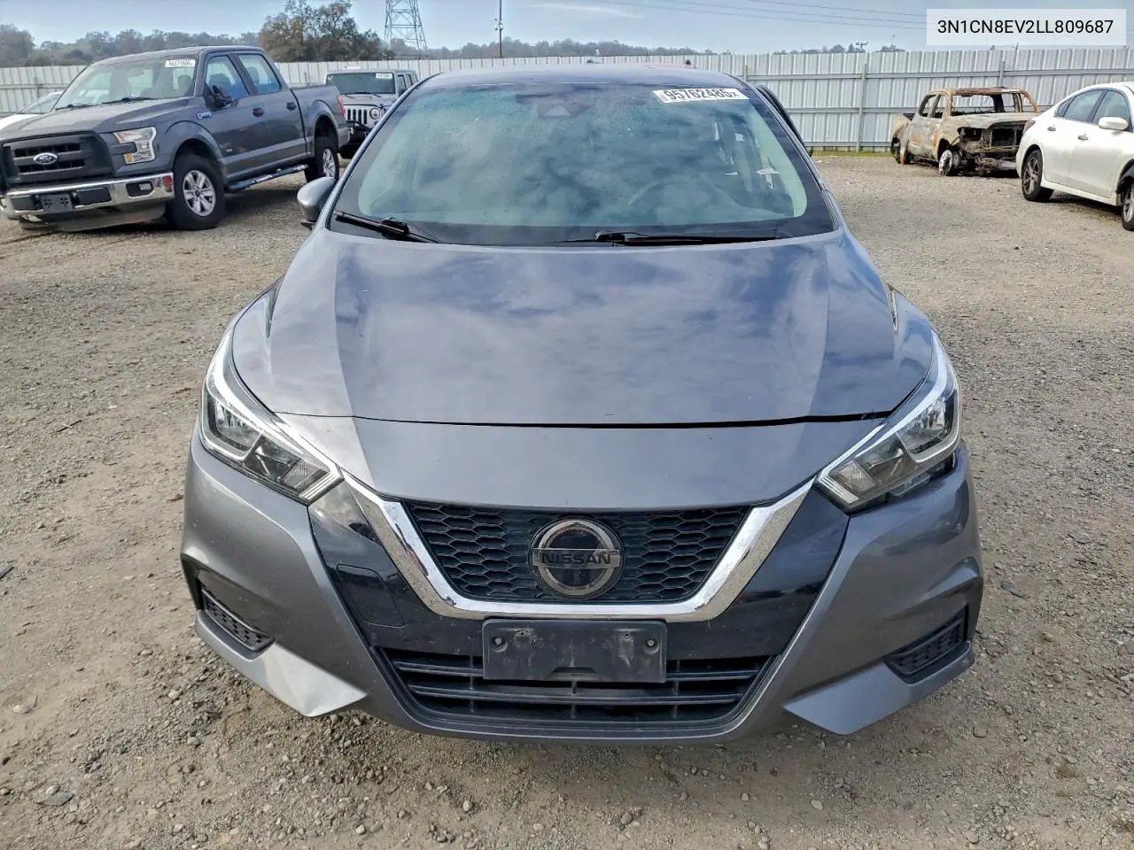 3N1CN8EV2LL809687 2020 Nissan Versa Sv