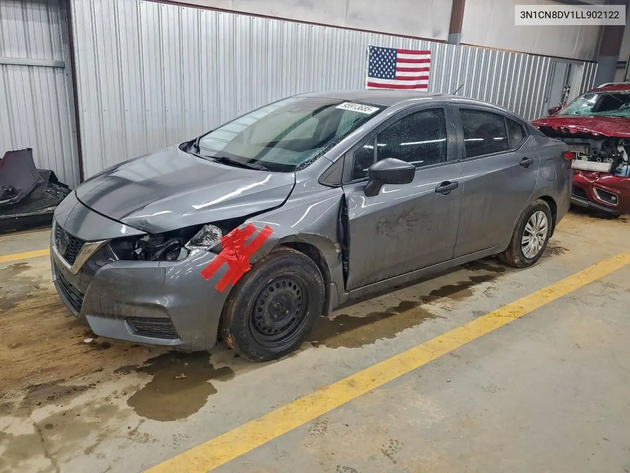 3N1CN8DV1LL902122 2020 Nissan Versa S
