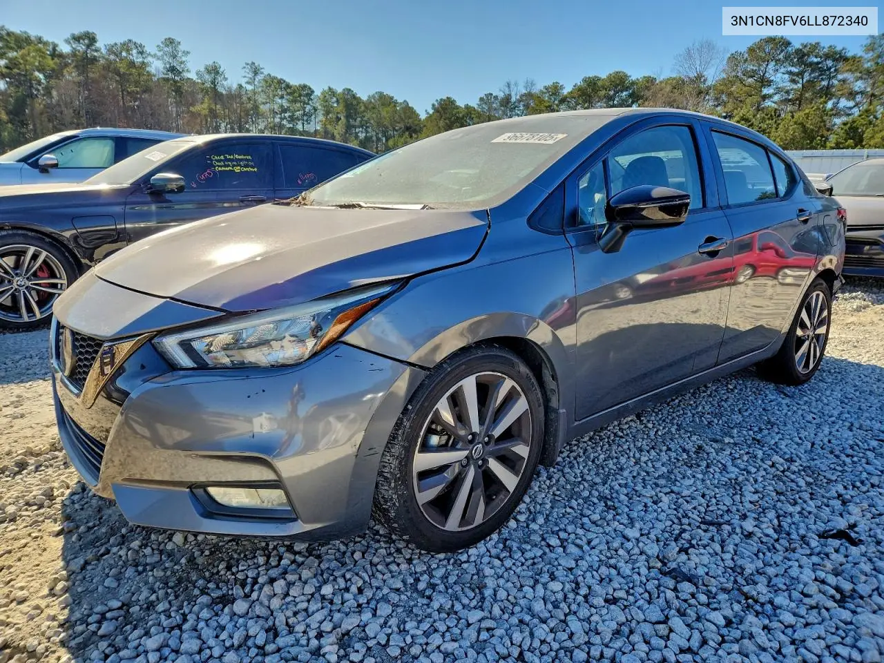3N1CN8FV6LL872340 2020 Nissan Versa Sr
