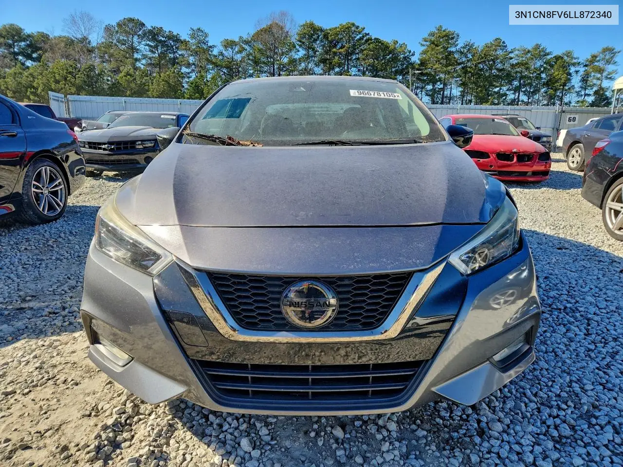 3N1CN8FV6LL872340 2020 Nissan Versa Sr