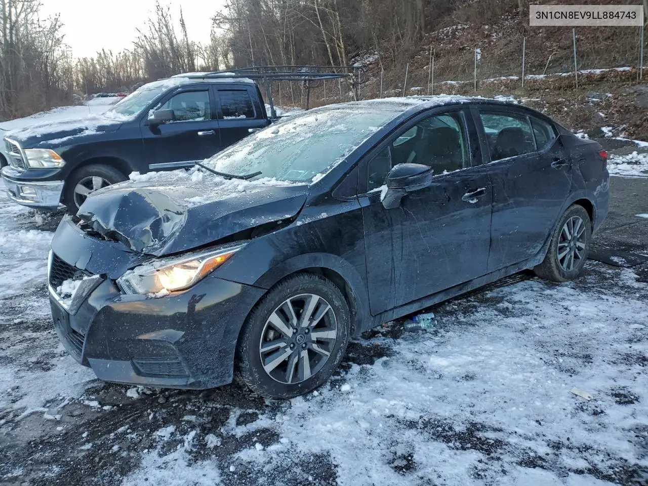 3N1CN8EV9LL884743 2020 Nissan Versa Sv