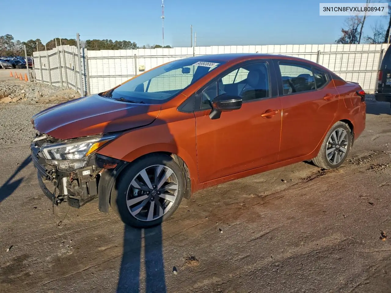 3N1CN8FVXLL808947 2020 Nissan Versa Sr