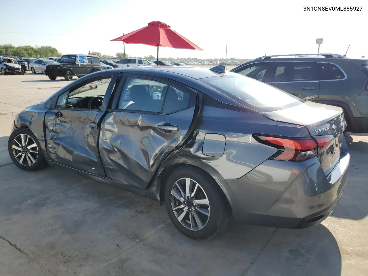 2021 Nissan Versa Sv VIN: 3N1CN8EV0ML885927 Lot: 55541804