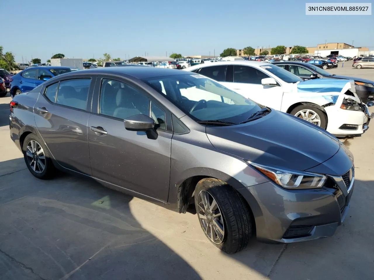 3N1CN8EV0ML885927 2021 Nissan Versa Sv