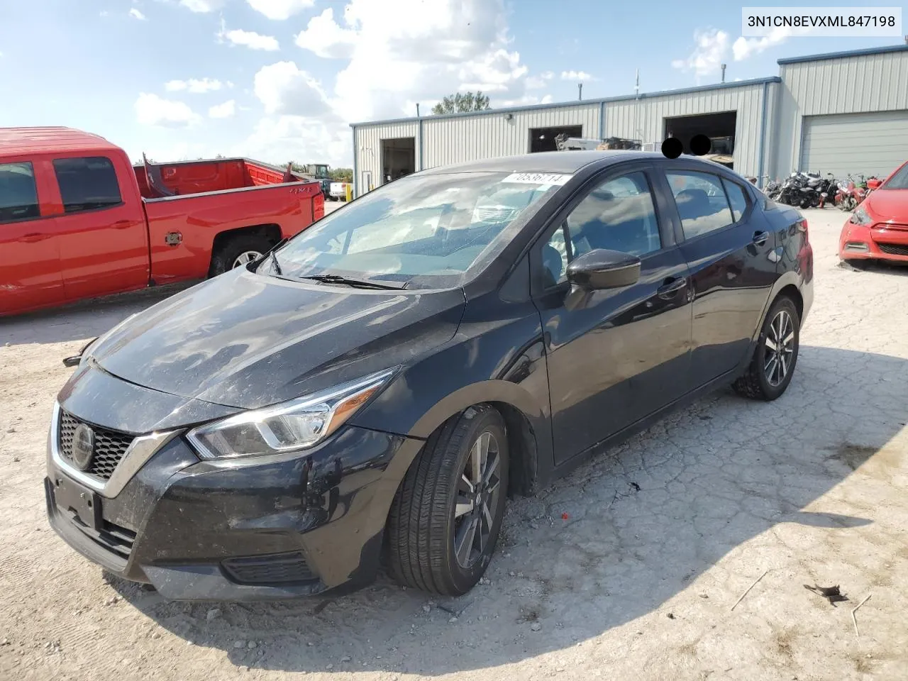 2021 Nissan Versa Sv VIN: 3N1CN8EVXML847198 Lot: 70536714