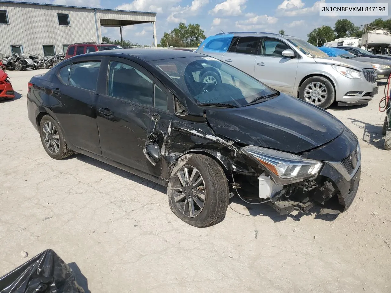 2021 Nissan Versa Sv VIN: 3N1CN8EVXML847198 Lot: 70536714