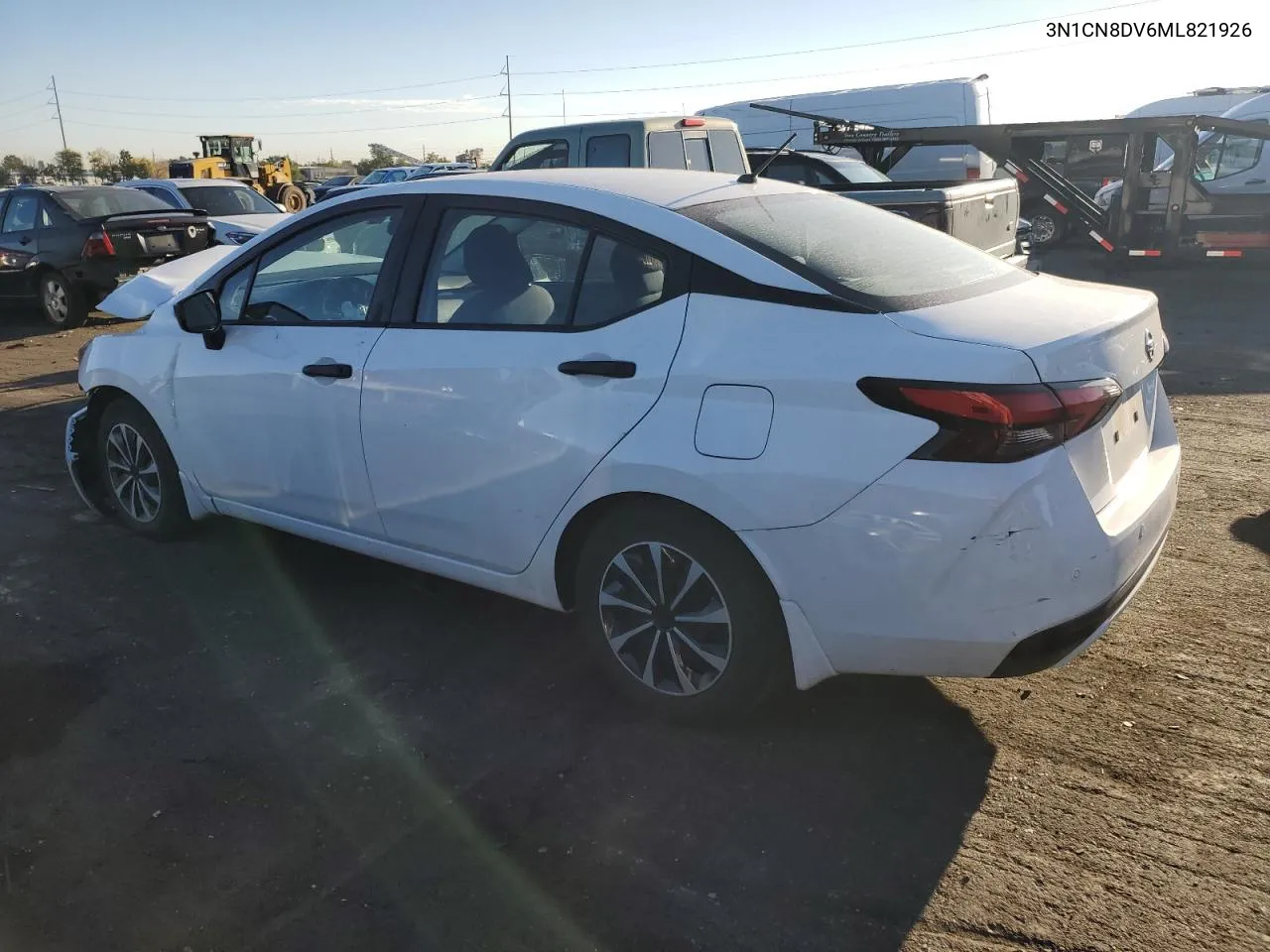 2021 Nissan Versa S VIN: 3N1CN8DV6ML821926 Lot: 71052834