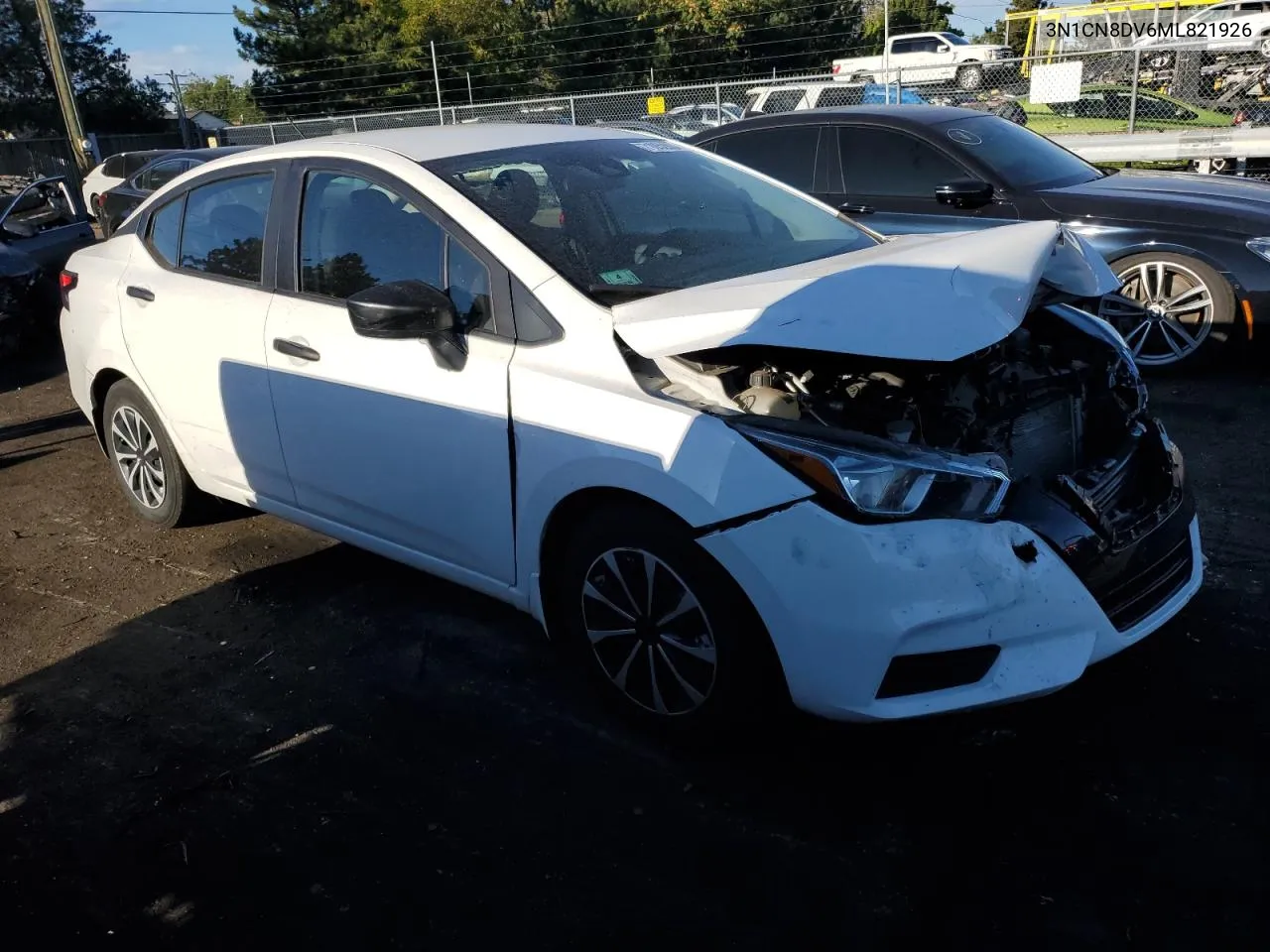 2021 Nissan Versa S VIN: 3N1CN8DV6ML821926 Lot: 71052834