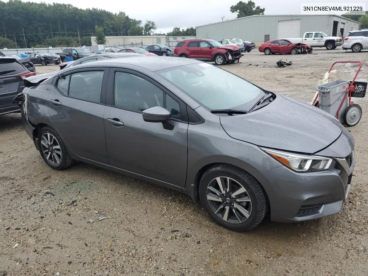 2021 Nissan Versa Sv VIN: 3N1CN8EV4ML921229 Lot: 72048764