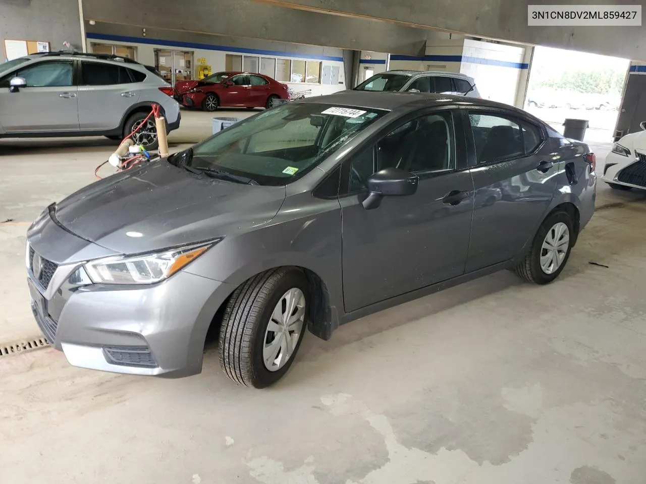 2021 Nissan Versa S VIN: 3N1CN8DV2ML859427 Lot: 72715744