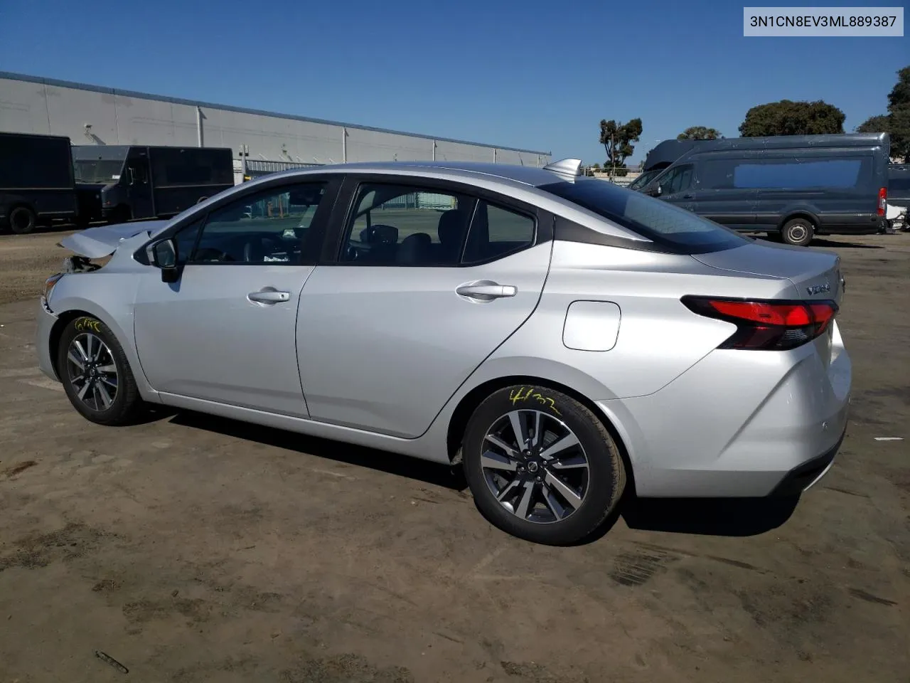 2021 Nissan Versa Sv VIN: 3N1CN8EV3ML889387 Lot: 72763164