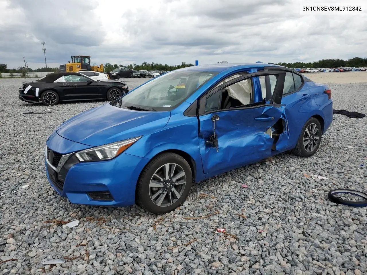 3N1CN8EV8ML912842 2021 Nissan Versa Sv