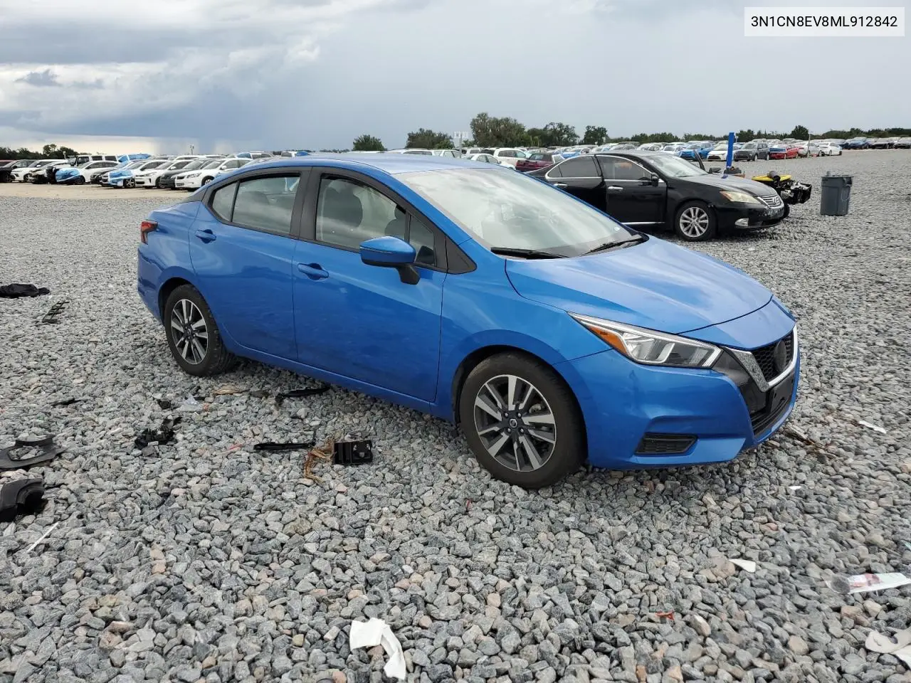 3N1CN8EV8ML912842 2021 Nissan Versa Sv
