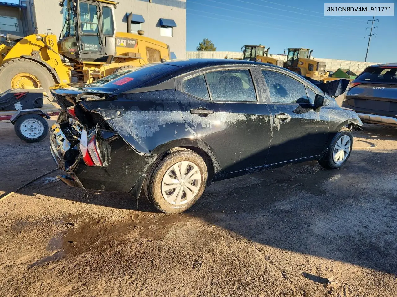 3N1CN8DV4ML911771 2021 Nissan Versa S