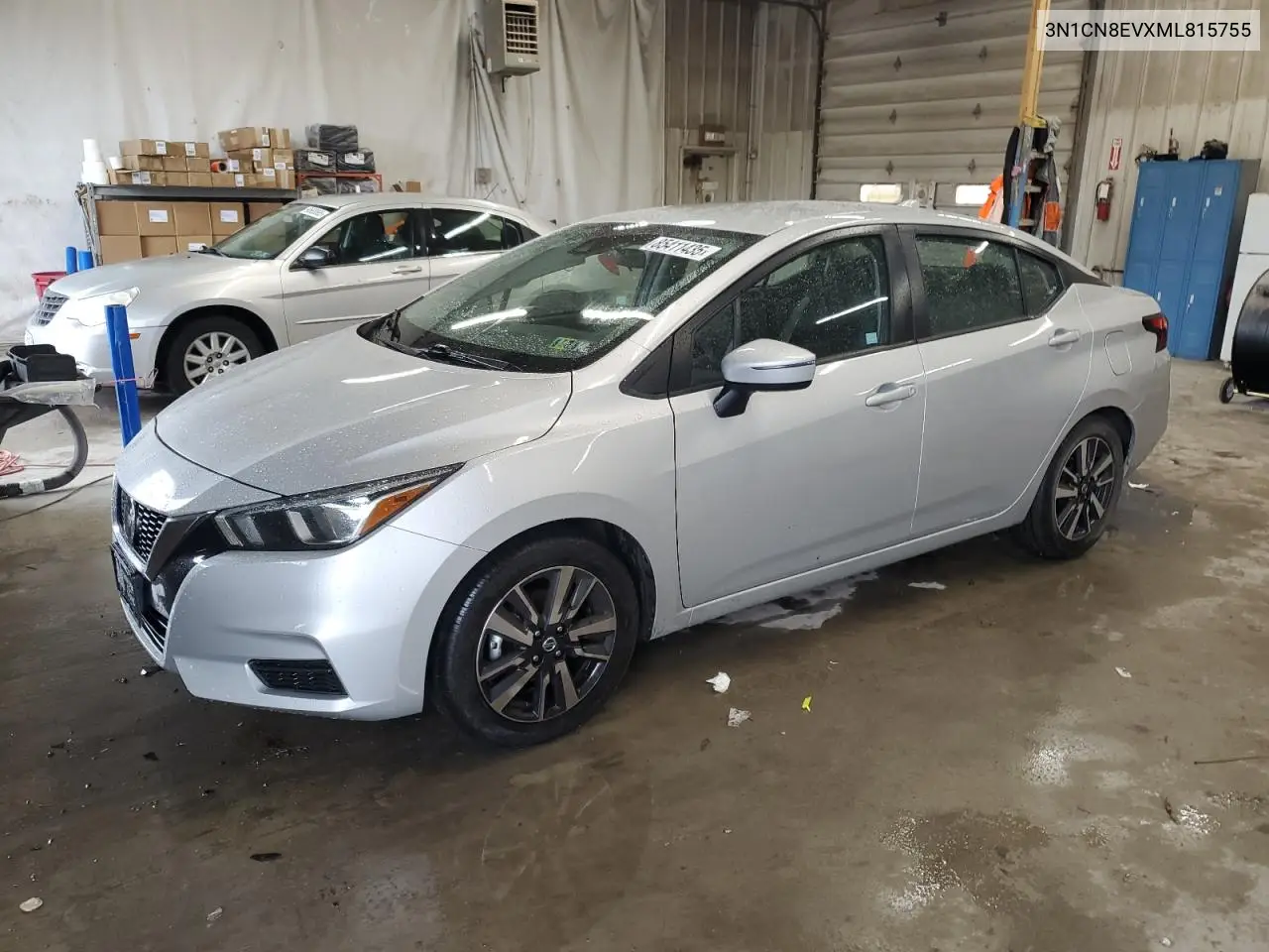 3N1CN8EVXML815755 2021 Nissan Versa Sv