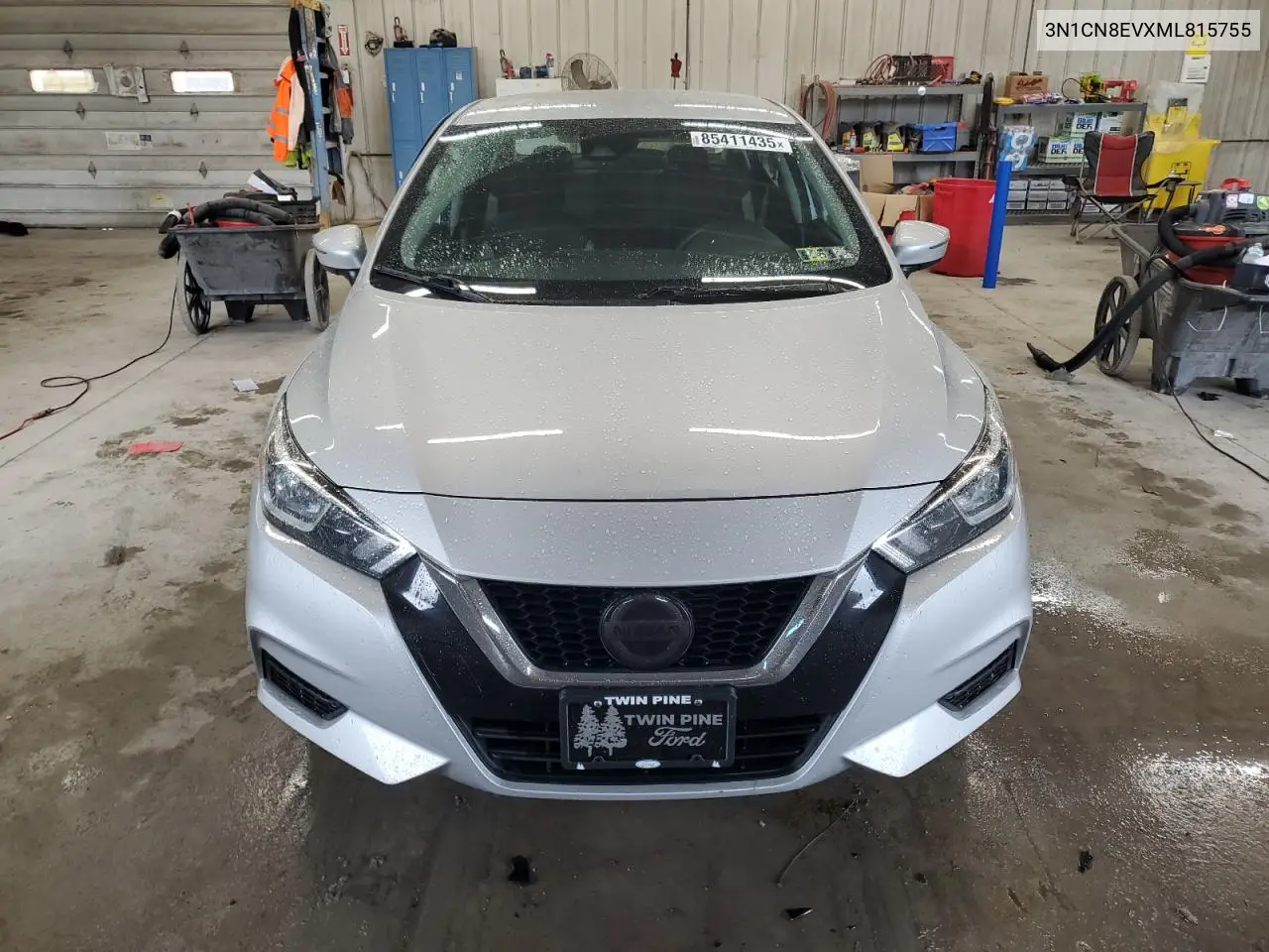 3N1CN8EVXML815755 2021 Nissan Versa Sv