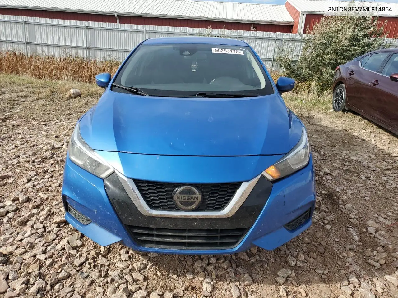 3N1CN8EV7ML814854 2021 Nissan Versa Sv